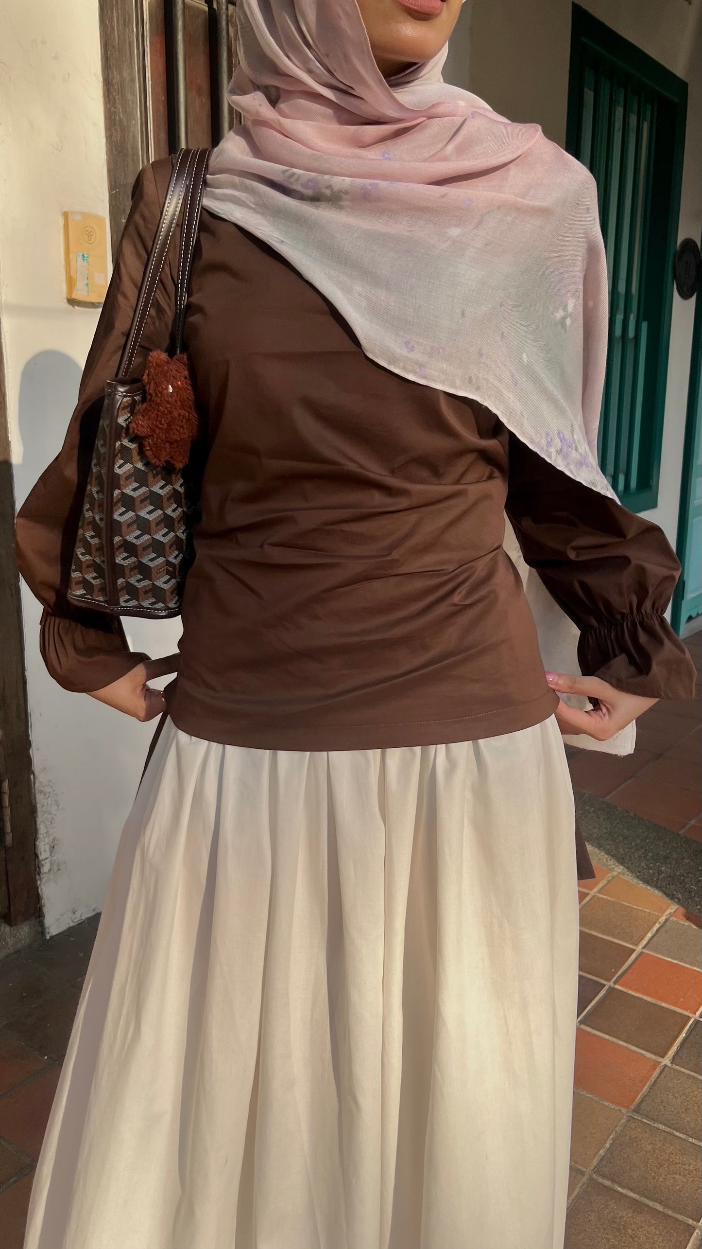 First Fold Blouse Deepwood