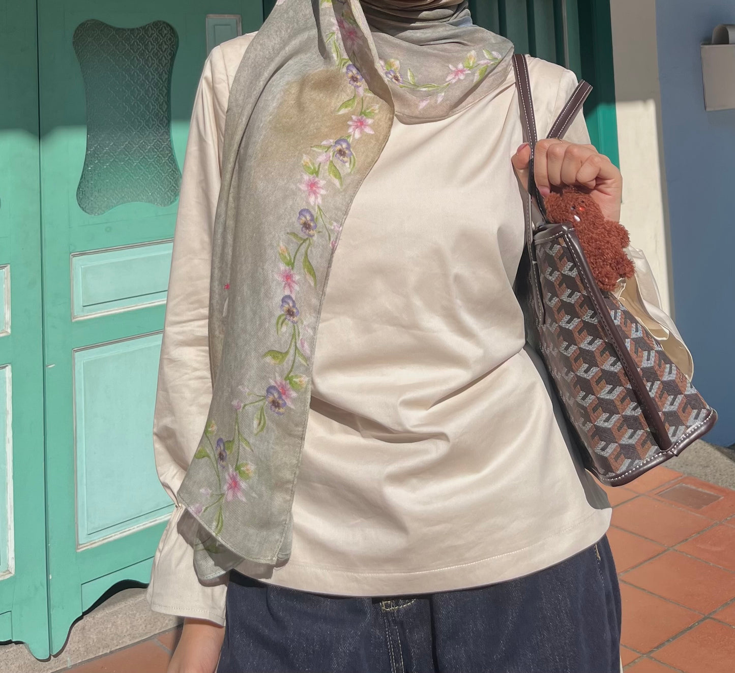 First Fold Blouse Creme Haze