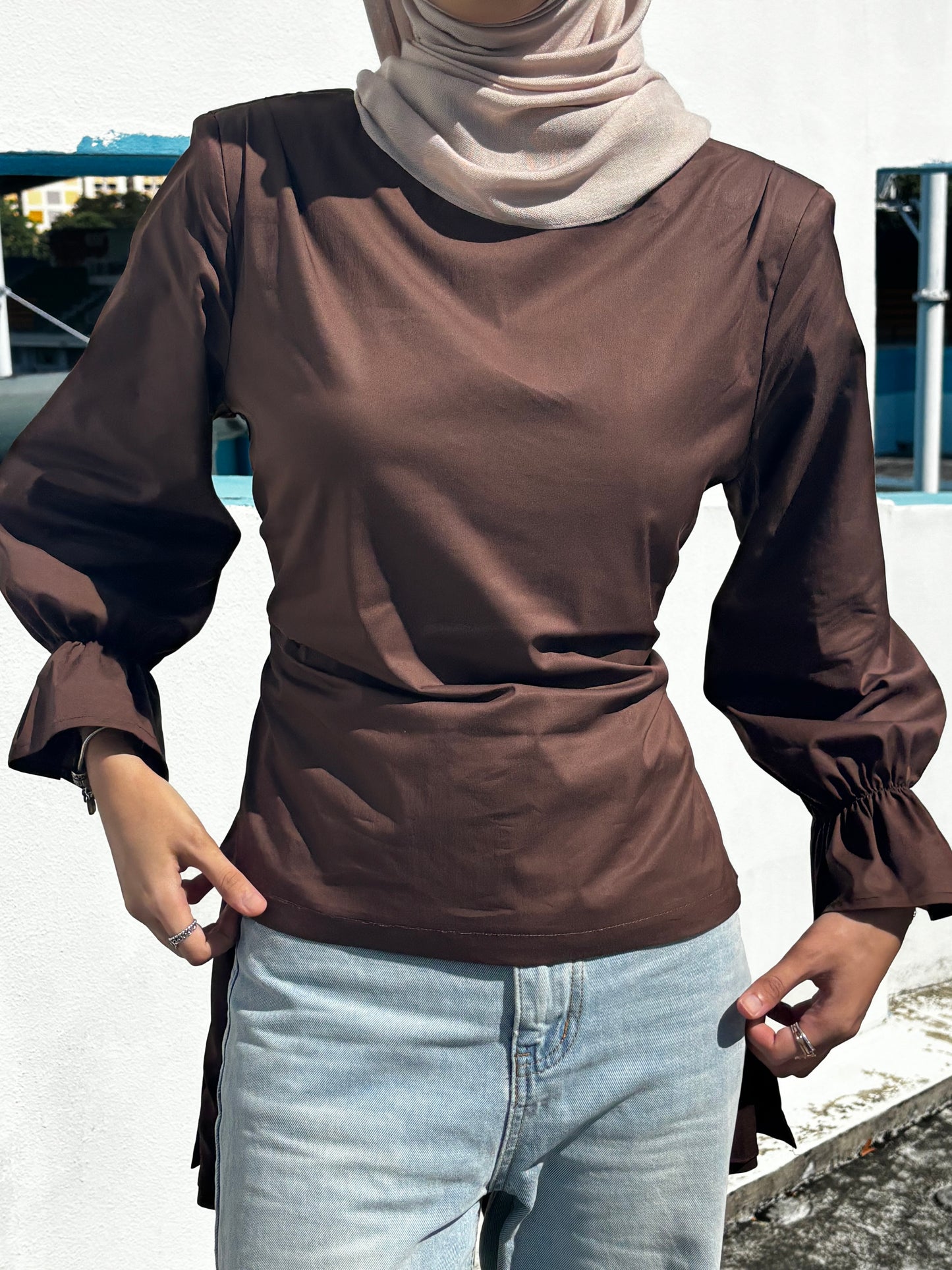 First Fold Blouse Deepwood
