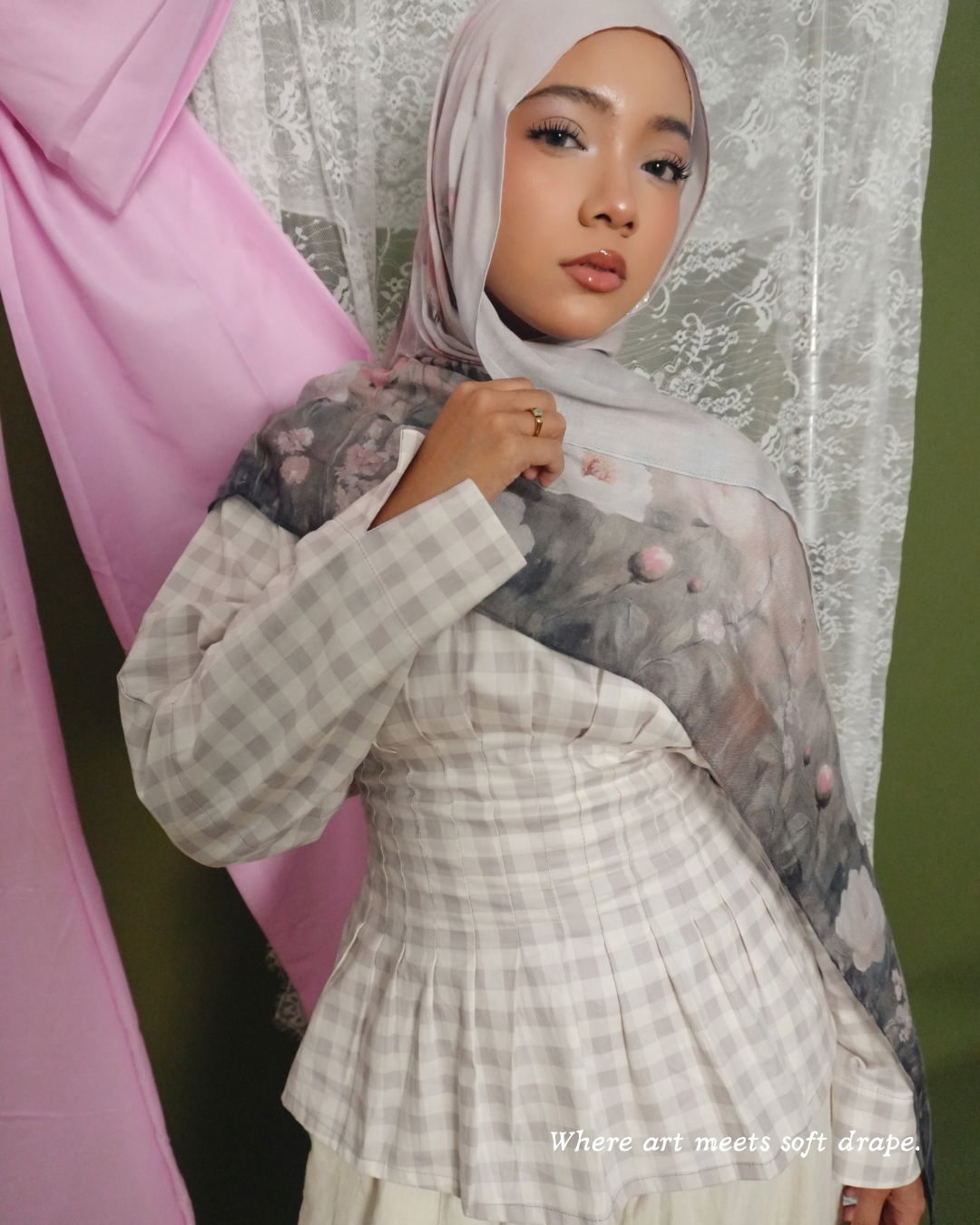 Ashen Bloom Modal/Chiffon