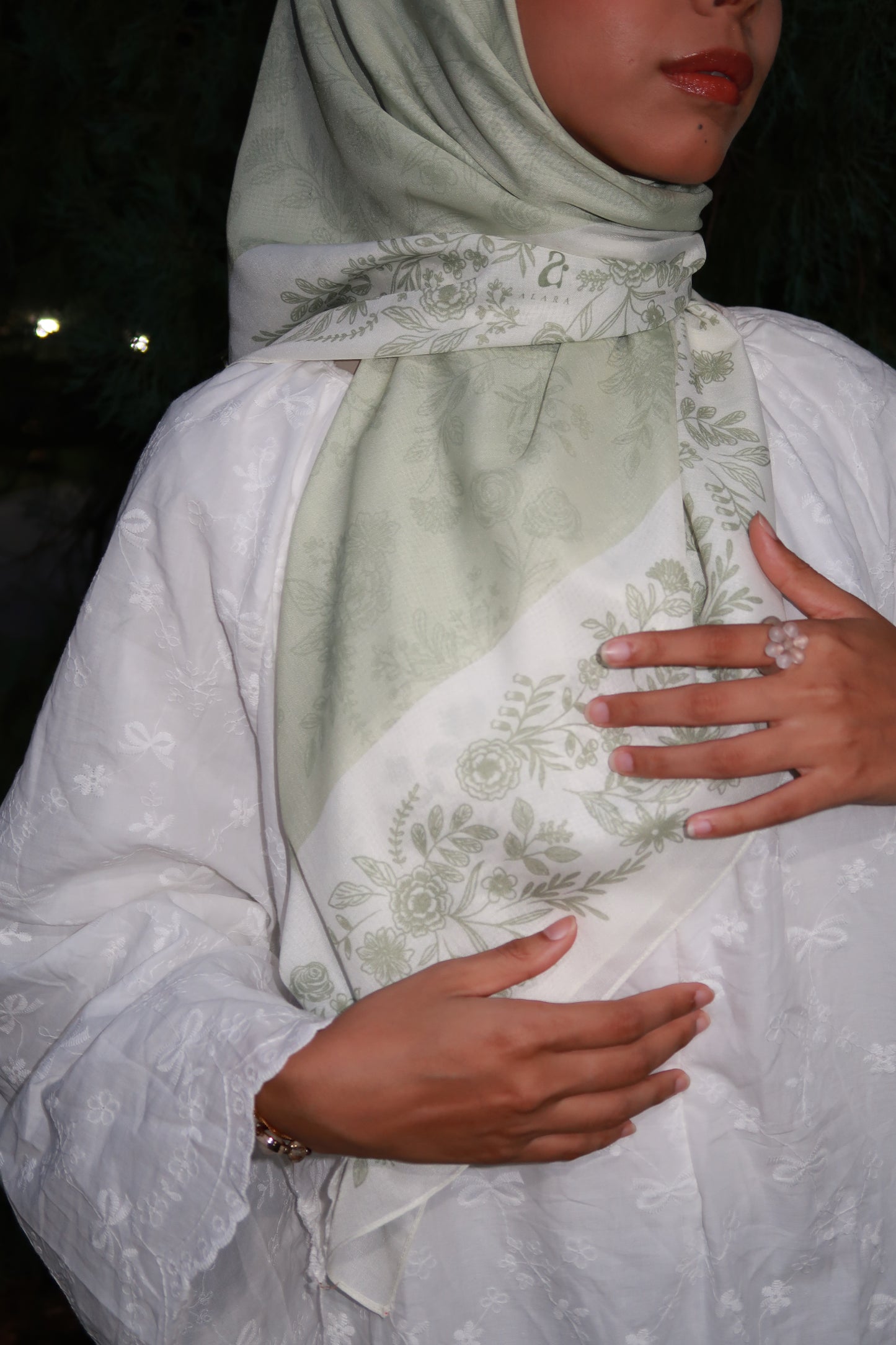 Toile de Jouy Bawal green