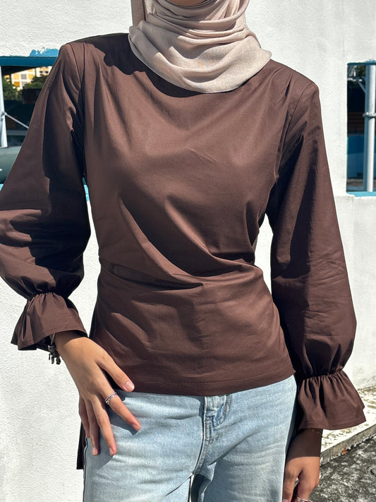 First Fold Blouse Deepwood