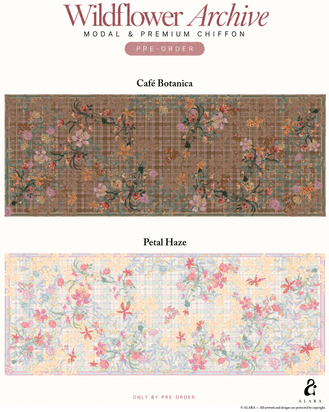 Wildflower Archive Chiffon  ( Pre-order)