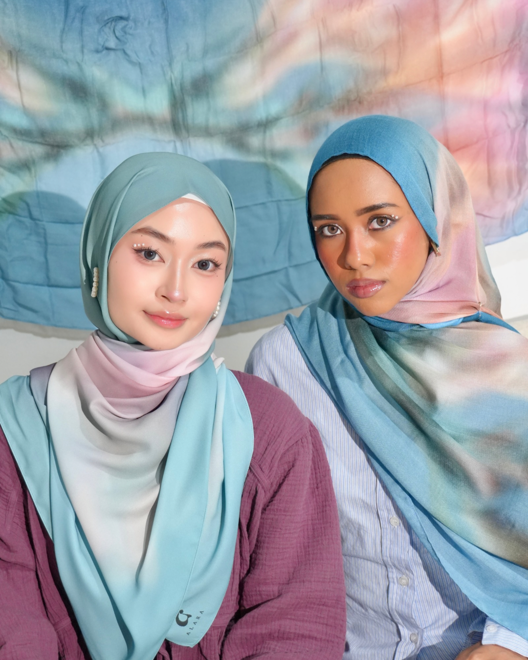 Light Between Blues ( Korean Chiffon)