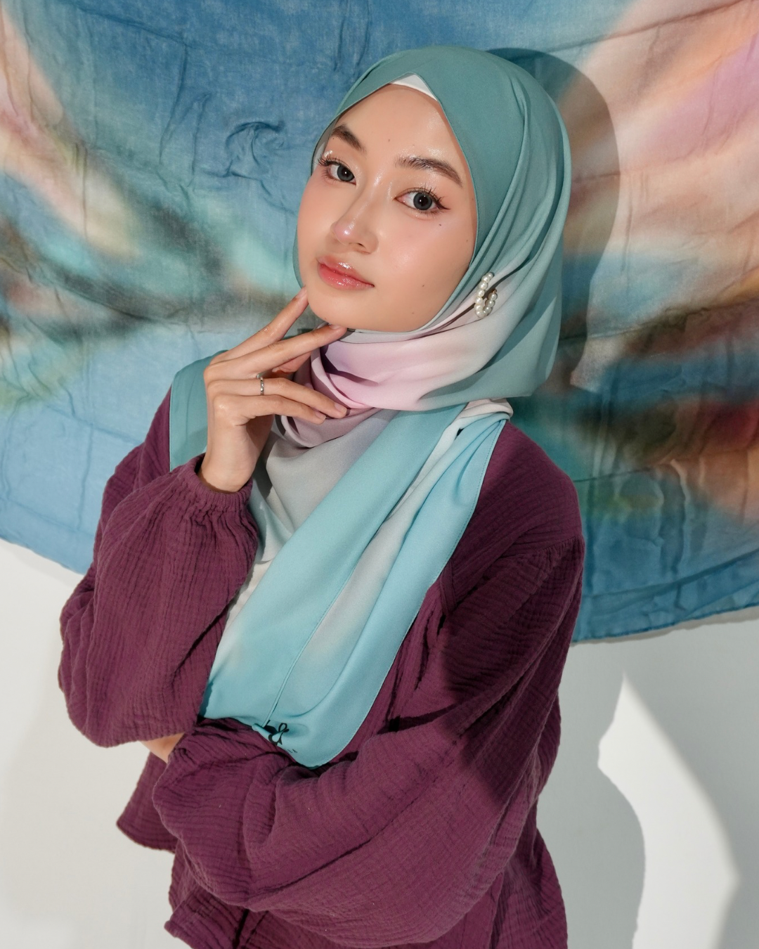 Light Between Blues ( Korean Chiffon)