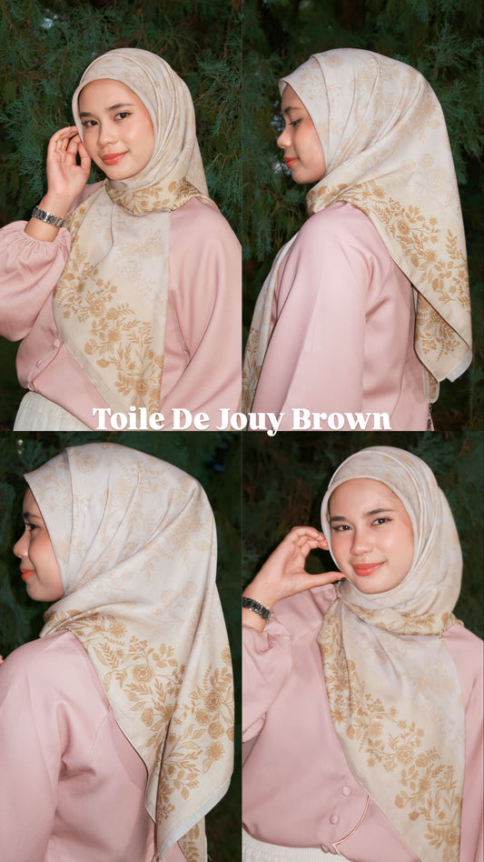 Toile de Jouy Brown (16 in Stock)
