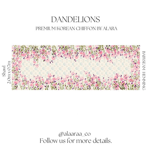 Dandelions Wildflowers (4 in Stock)