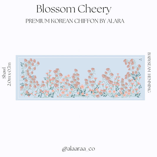 Blossom Cheery Blue ( 11 in Stock)